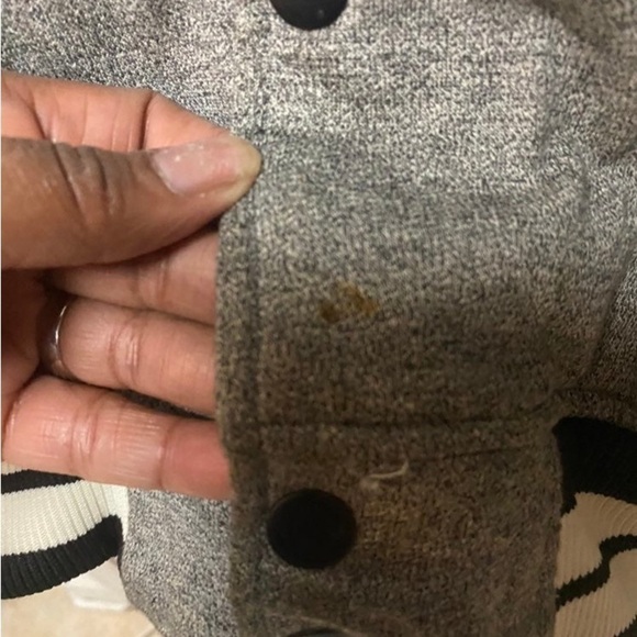 Brooklyn Cloth Mfg Company Varsity Hooded Snap Front Jacket size medium - Picture 9 of 12